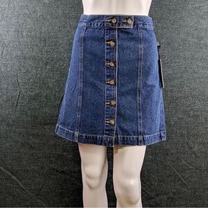Forever 21 Denim Button Front Mini-Skirt